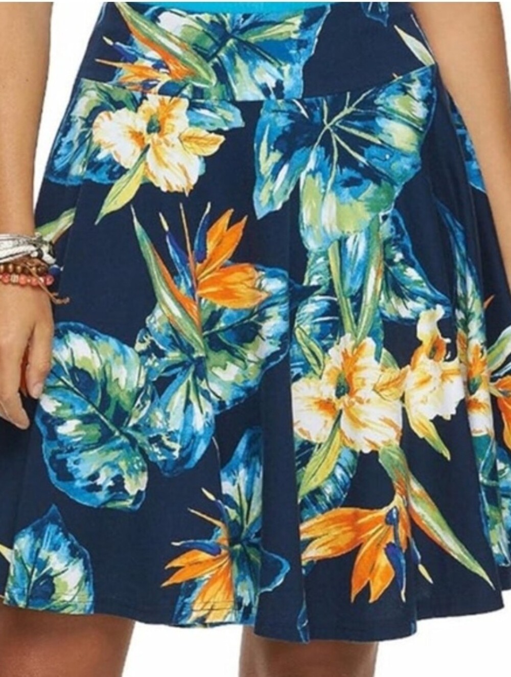 Women's Floral Skater Skirt